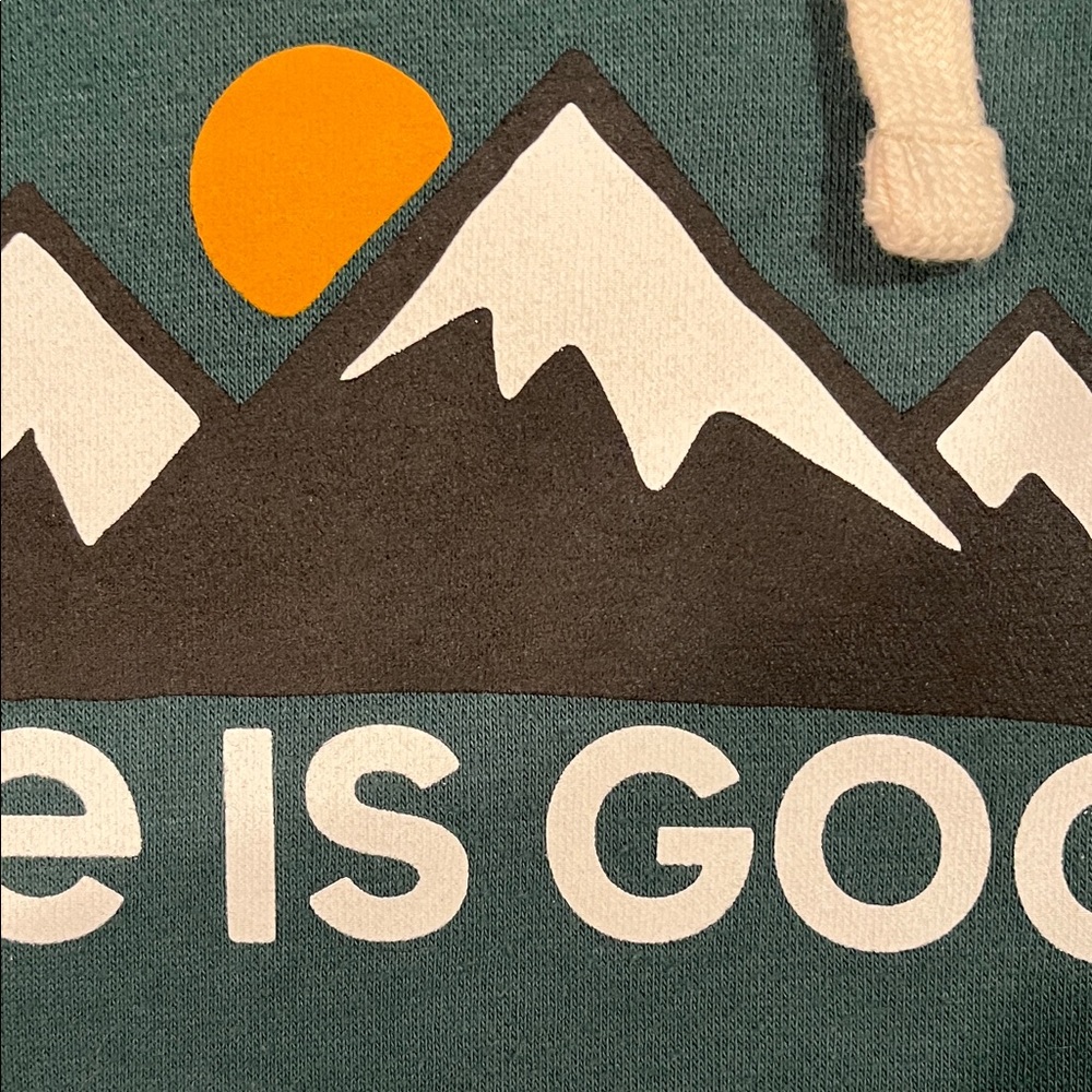 Life Is Good Forest Green Men’s Pullover Hoodie Large
Mountain Graphic Gorpcore - Picture 4 of 8